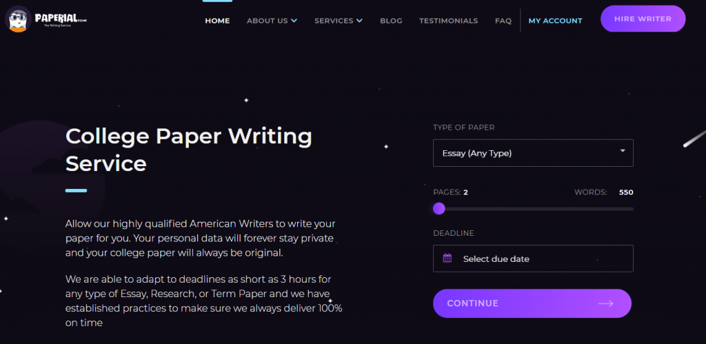 Review of Paperial.com Writing Services