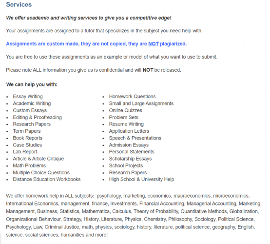 eHomeWork.ca Review: Real View About Essay Writing Service