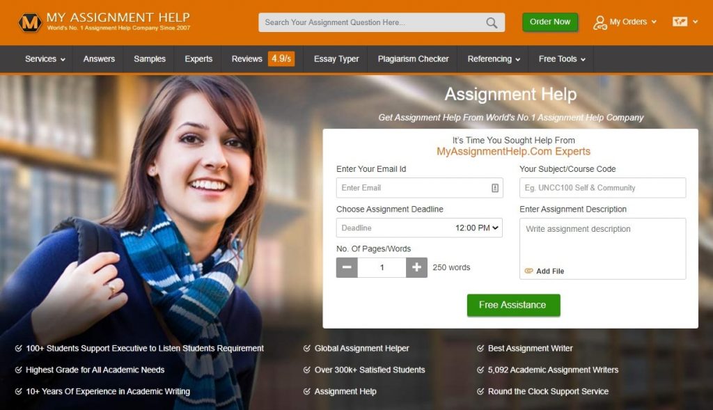 myassignmenthelp review