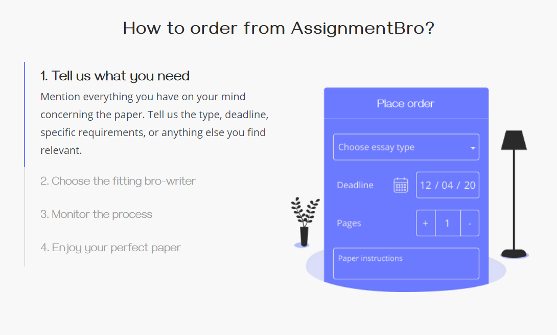 AssignmentBro how to order