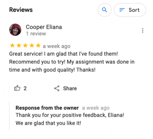 Assignmentbro google my business review