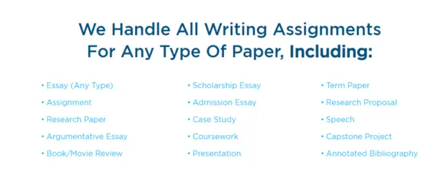 edubirdie.com review types of papers